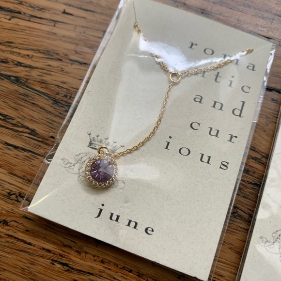 June & January - Birthstone Necklace - Picture 2 of 4